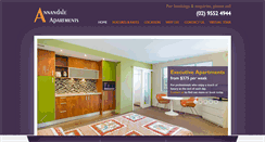 Desktop Screenshot of annandaleapartments.com.au